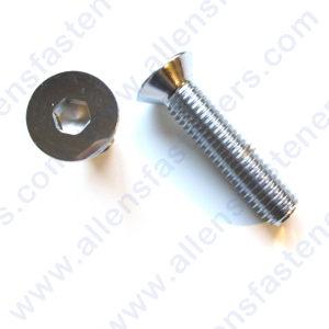 5mm-0.8 CHROME FLAT HEAD ALLEN